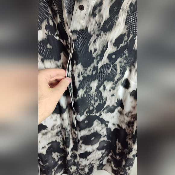 NWT Erfo tunic shirt abstract print blouse top trendy 22 Plus size new cupro - Picture 8 of 16